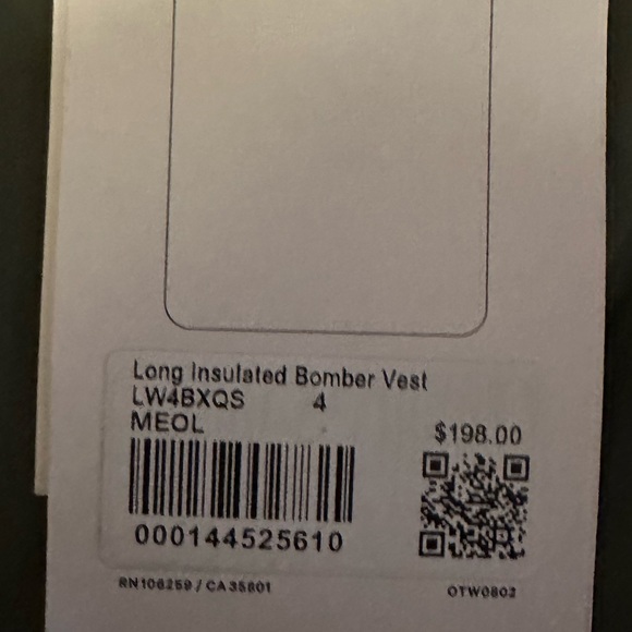 Lululemon Long Insulated Bomber Vest - Picture 11 of 12